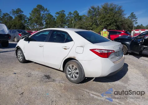 2016 Toyota Corolla Le z USA, uszkodzony, nr VIN 2T1BURHE4GC535947